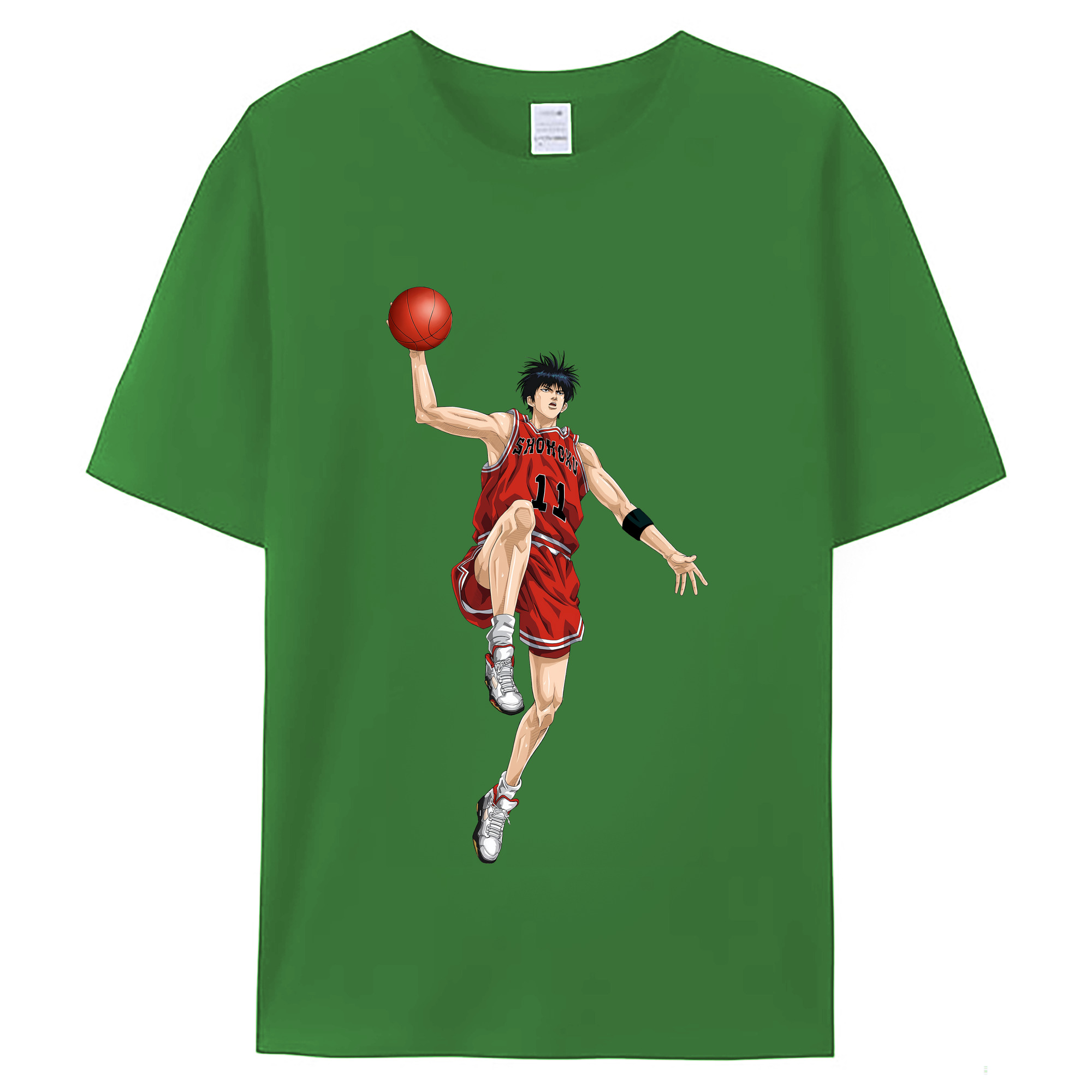 （画像用） SLAM DUNK／スラムダンク レディースカジュアルプリントTシャツ（綿100％）